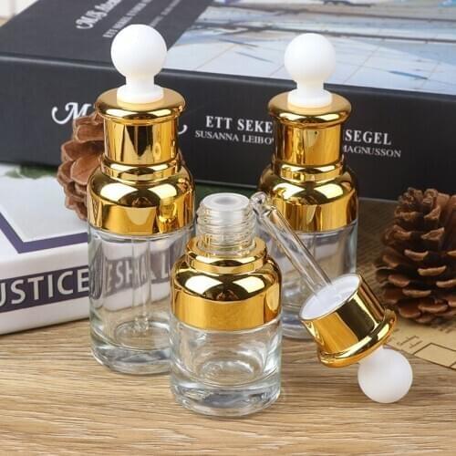 11Styles Glass Drop Bottle Aromatherapy Liquid Dropper For Essential Basic Oil Pipette Bottles Refillable 20-40ML High Quality