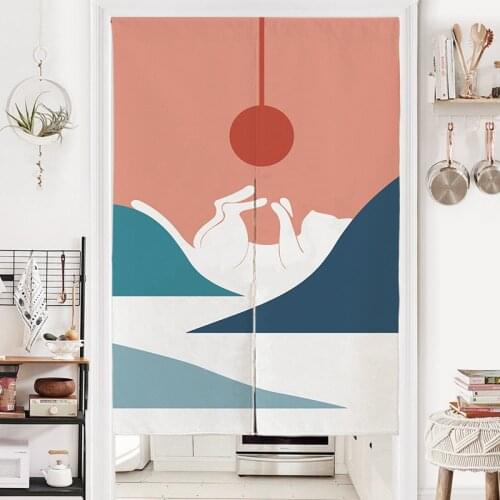 There Is A Cat Series Door Curtain Bedroom Partition Curtain Cloth Curtain Hanging Curtain Decorative Curtain Noren