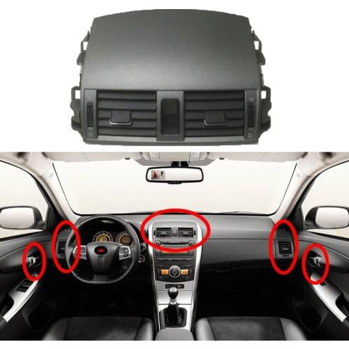 Air outlet workbench Air Conditioning Outlet Vent for Toyota Corolla Levin 2007-2013 air conditioner air outlet instrument panel