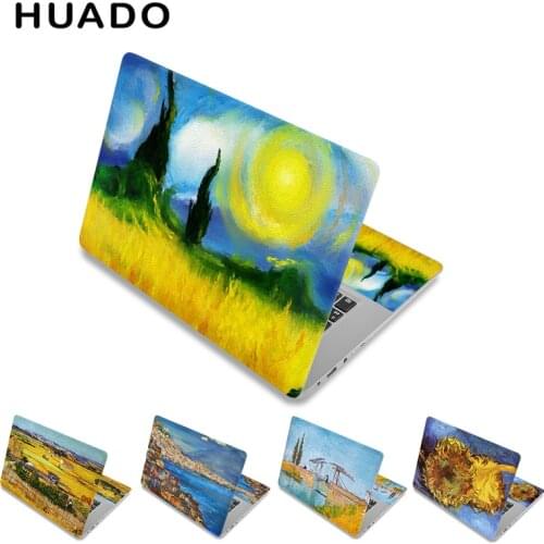 Oil Painting Style Vinyl Sticker for 15"17" Laptop Skin 13"14" Notebook Decal 12" Computer Sticker for Lenovo/HP/Asus/Mac