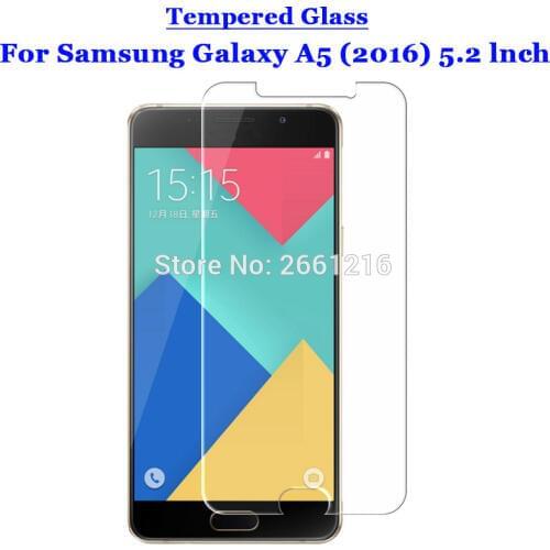 For Samsung A5 2016 Tempered Glass 9H 2.5D Premium Screen Protector Film For Samsung Galaxy A5 (2016) A5100 A510 5.2"