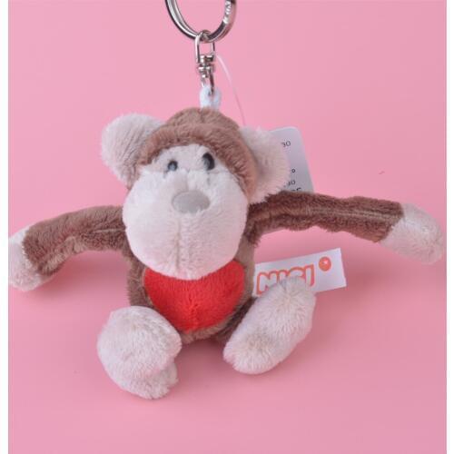 1 Pcs Dark Color Monkey Small Plush Pendant Toy, Kids Doll Keychain / Keyholder Gift Free Shipping