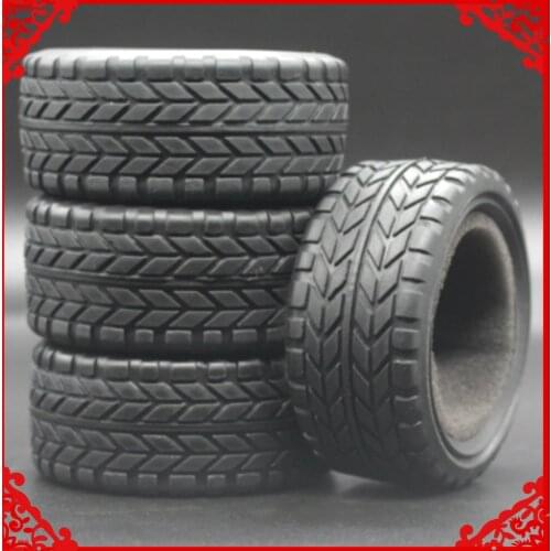 2/4 PCS 1/10 Natural 63mm Rubber RC Tire +Sponge inside For Rc Hobby Car Himoto 1/10 Racing Car HSP HPI Traxxas Redcat
