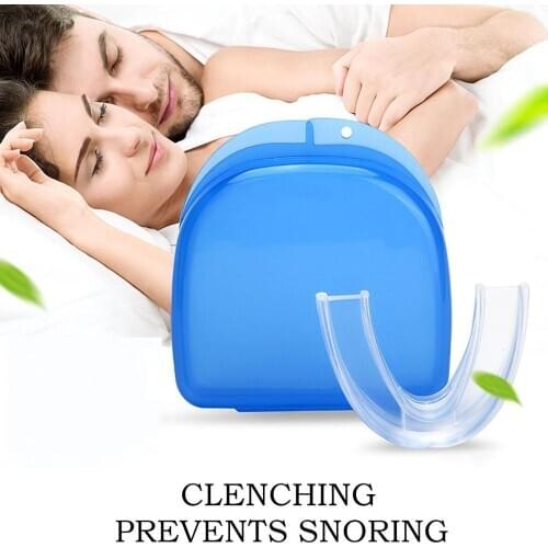 5 Sets Anti Snore Sleep Mouth Guard Teeth Grinding Mouthguard Mouthpiece Stop Snoring High Grade POE Noise Sound Insolution Aids