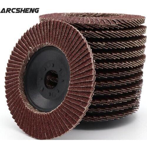 Abrasive 100mm Polishing Grinding Wheel Quick Change Sanding Flap Disc For Grit Angle Grinder 80 Grit 72 tablets