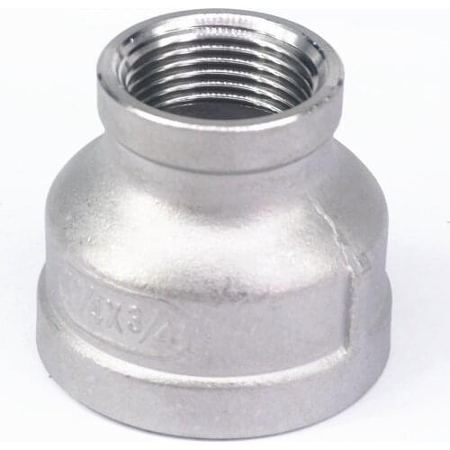 2" BSP female to 1.1/2" BSP female Thread Reducer 304 Stainless Steel Pipe Fitting Connector Adpater