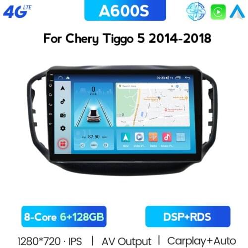 6G+128G Android DSP For Chery Tiggo 5 2014 - 2020 Car Radio Multimedia Video Player Navigation GPS 2 Din Player 4G LTE WIFI HiFi