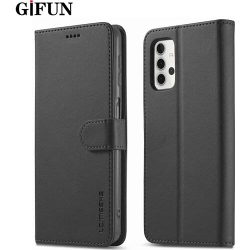 For Samsung A32 Case Magnetic Wallet Case For Samsung Galaxy A32 Soft TPU Leather Flip Case For Samsung A32 A 32 Phone Case