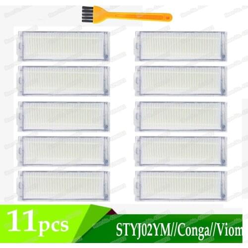HEPA Filter compatible with Xiaomi Mijia STYJ02YM Conga 3490 Viomi V2 PRO V-RVCLM21B Vacuum Cleaner Parts accessories