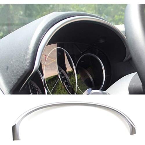 For Mazda Cx-5 Cx5 2013 2014 2015 2016 Chrome Interior Instrument Dashboard Panel Trim Cover Bezel Strip Molding Garnish