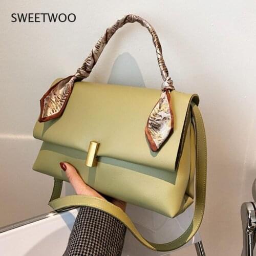 Classic Tie Handbag 2021 New Fashion High Quality PU Leather Women Designer Handbag High Capacity Shoulder Crossbody Bag