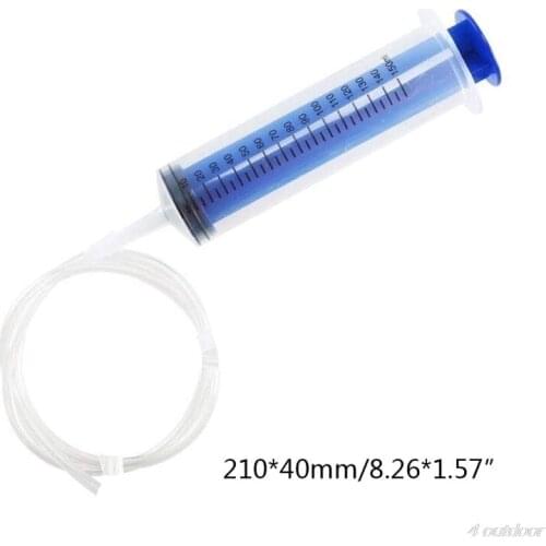 Reusable Plastic Syringe Bubble Syringe Oil Syringe for Extracting Oil Agricultural E Fluid Brake Fluid with Hose 80cm D02 20