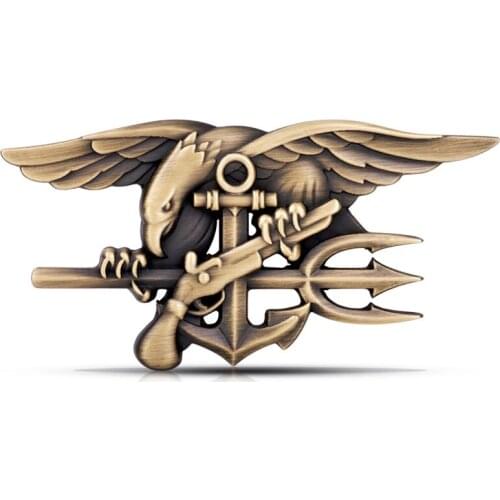 U.S. Navy SEALs Car Logo 3D Metal Emblem Decoration Window Trunk Sticker Auto Decal For Ford Benze Bmw VW Accessorices Styling