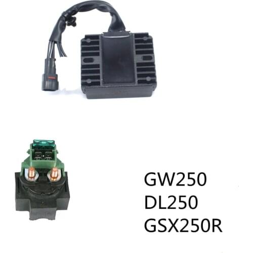 Free Shipping Moto Accessory GW250 Relay for Suzuki DL250 Regulator GSX250R Electrical Silicon Rectifier 250cc motorcycle Parts