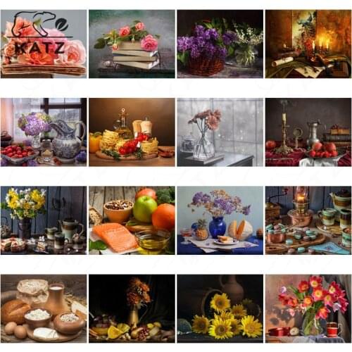French Restaurant Diamond Painting Exquisite Food Mosaic Painting By Numbers Diy Adult Cross-Stitch Kits Kitchen Embroidery Deco