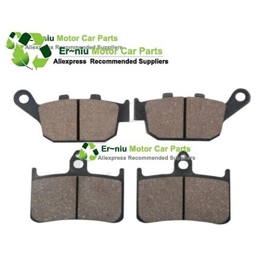 Front Rear Brake Pads For HONDA CB250 FT HORNET NSR 250 NTV 400 600 BROS