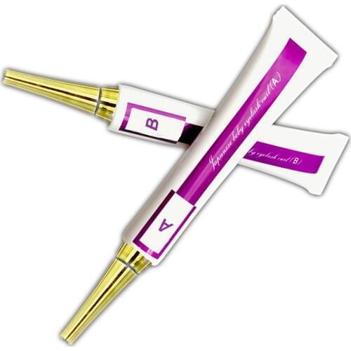 1Set Manufacturer factory price professonal perming cream liquid glue for eyelash with free shipping
