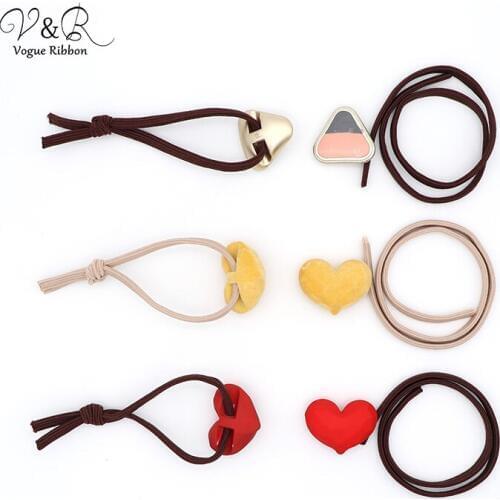 DIY Handmade Jewelry Making Love Heart Charms Pendants for Hair Band Components Decoration Fashion Accessories Gifts
