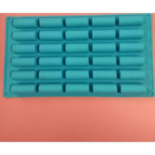 30 cavity Cylindrical shape silicone mold fondant cake decoration mold ice mold resin clay craft mold DIY tool