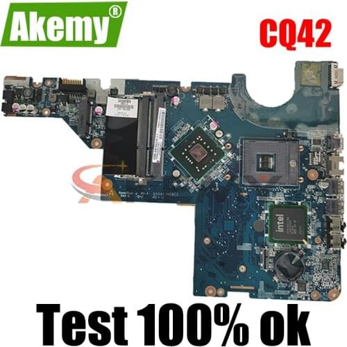 High Quality For HP G42 CQ42 G62 CQ62 Laptop Motherboard DDR3 GL40 605140-001 DA0AX3MB6C2 MainBoard 100% Tested Fast Ship