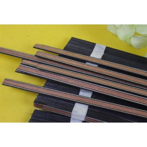 Yinfente 25x Guitar Binding Inlay Body Project Purfling Strip Solid wood Guitar parts Rosewood maple 640x6x1.2mm