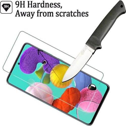 Tempered Glass For SAMSUNG Galaxy A51 A515 A515F A515FN A515DS Screen Protector Protective Film for Galaxy A 51 Glas Skla Case