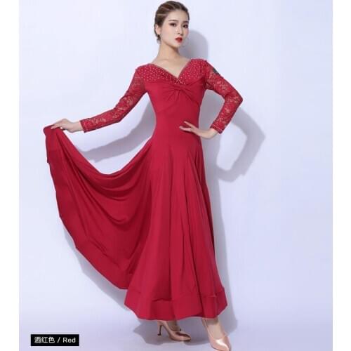 Woman modern ballroom dress new ballroom dancing performance dress tango waltz