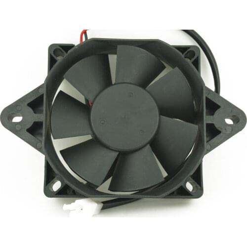 12 Volt 15W Electric Engine Cooling Fan Radiator Motorcycle ATV Go Kart Quad Free shipping