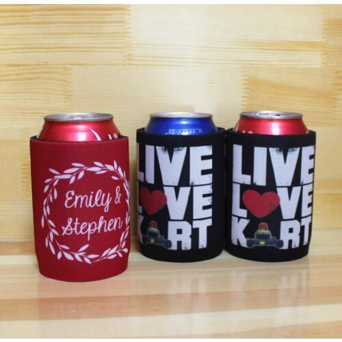 150pcs Covers For Beer Cans Neoprene Stubby Coolers Bag Insulated Ice Pack Gel Can Cooler Wedding Cooler Sleeve Ice Pack