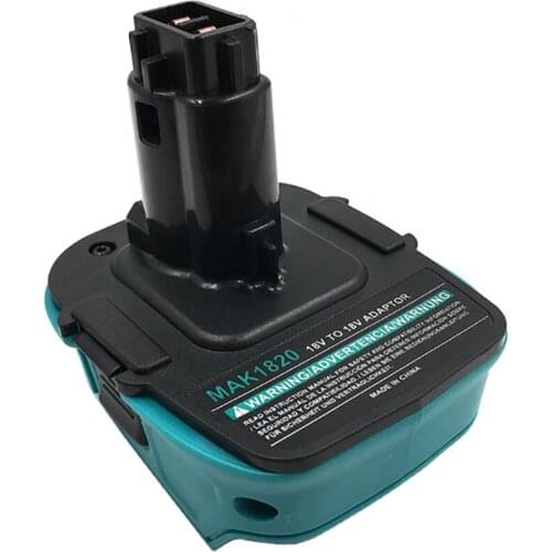 Adapter MAK1820 Converter Connector Use Makita 18V Li-ion Battery BL1830 BL1860 on Dewalt DC9096 Ni-cd Ni-mh Battery Tools