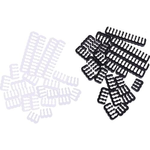 24Pcs/Set PP Cable Comb/Clamp/Clip/Organizer/Dresser for 2.5-3.2mm PC Power Cables Wiring 4/6/8/24 Pin Computer Cable Manager