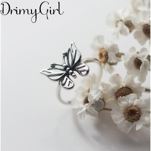 Charming Bohemian Ethnic Butterfly Ring For Women Female Fashion Finger Rings Girls Party Gift Gothic Jewelry