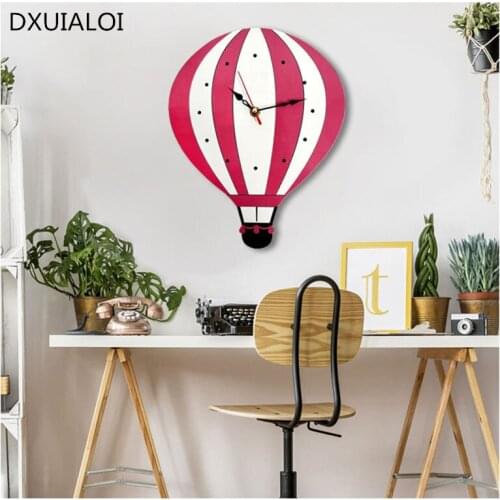 Nordic style Creative home cartoon clocks Living room acrylic wall clock decoration childrens room decoration Christmas gifts