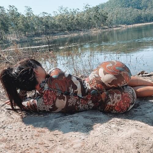 Женские комбинезоны с принтом MASSRY China At AliExpress