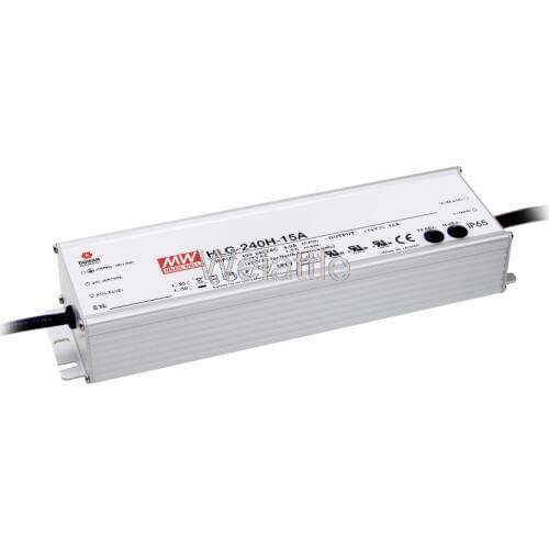 MEAN WELL original HLG-240H-12B 12V 16A HLG-240H 12V 192W IP67 Single Output LED PMW Dimming Driver Power Supply B type