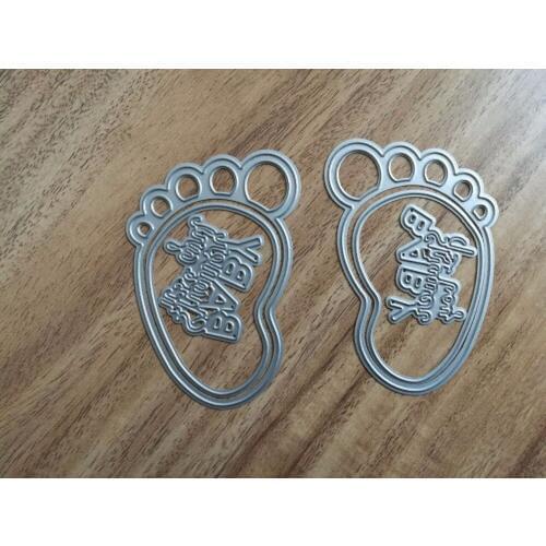 Metal baby feet cutting dies stencils for DIY Scrapbooking photo album Decorative Embossing DIY Paper Cards