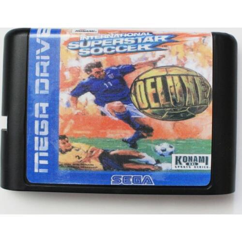 International Superstar Soccer 16 bit SEGA MD Game Card For Sega Mega Drive For Genesis