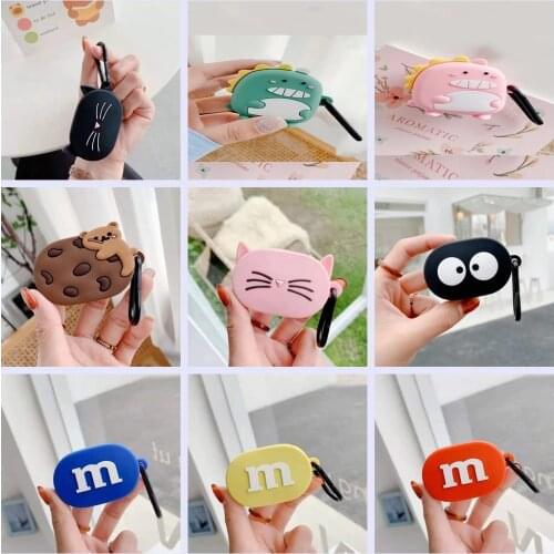 Cute Cartoon Cases for Xiaomi Redmi AirDots S case funny silicone Earphone Cover Redmi AirDots hearphone cover fundas