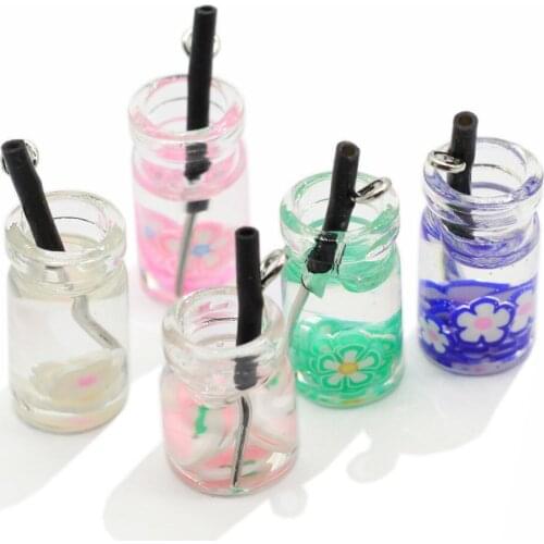 Boba Additives Kit Charm Tea Cute Drink Pendant DIY Accessories Decor Filler For Fluffy Cloud