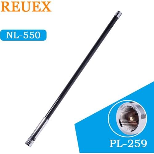 NAGOYA NL-550 VHF UHF 144/430MHz Dual Band 200W 3.0dBi High Gain Fiberglass Two Way Radio Antenna Car Mobile Station Antennas