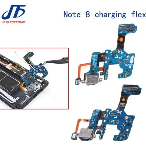 New 50pcs/lot For Samsung Galaxy Note 8 N950U N950F charging Dock Connector USB Charger Flex Cable