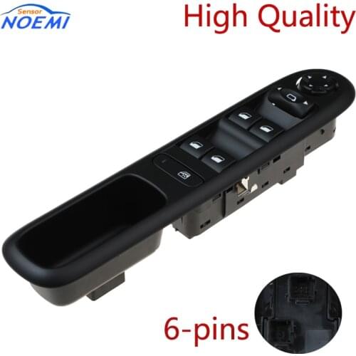 YAOPEI New 96650620ZD FL Master Power Window Switch For Peugeot 3008 5008 Hatchback Wagon Door Lifter Switch 6490X6