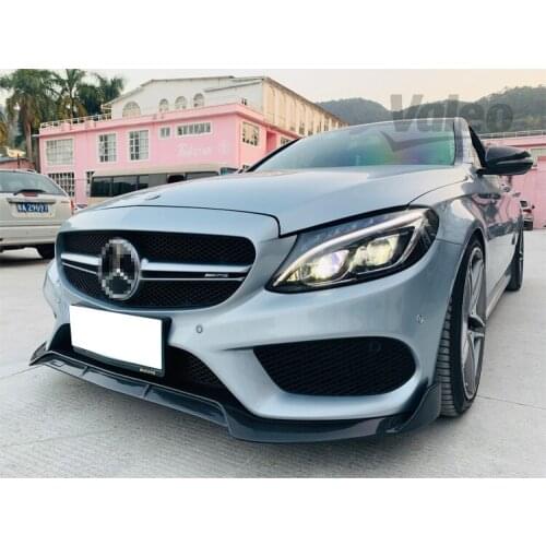 Applied to Mercedes W205 Benz C-class C200 63 Coupe Refitted Surround Carbon Fiber Babos Front Shovel Rear Lip Side Skirt