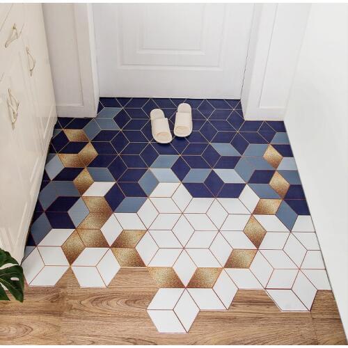 Anti-slip PU Carpet Dustproof Entrance Door Mat Kitchen Mat DIY Tailorable Custom Irregular Shape Rug Nordic Minimalist Area Rug