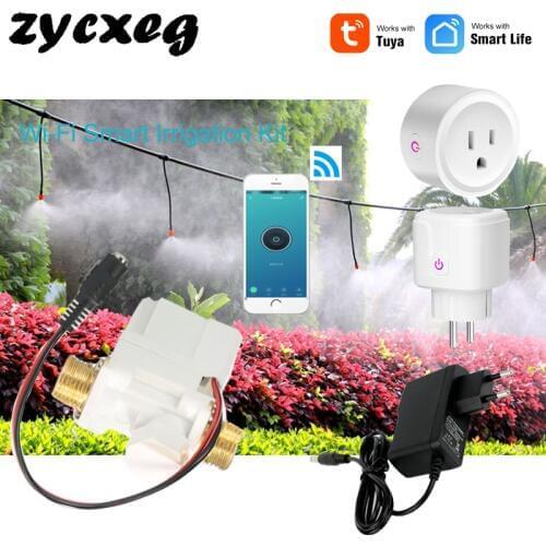 Garden watering System Of Drip Automatic Irrigation timer Garden Plant water Timer Electronic Smart Home Tuya Wifi
