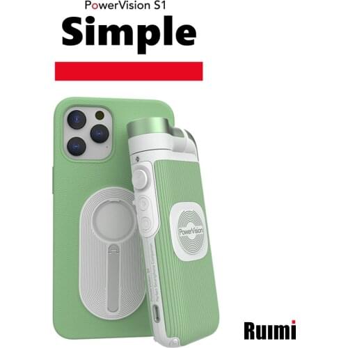 PowerVision S1 Smartphone Gimbal Stabilizer for iPhone Android Vlog Youtuber AI Tracking Selfie Powerbank Travel Accessory