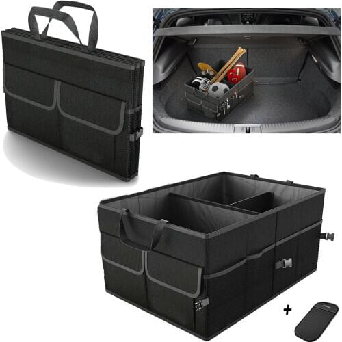 Car Storage Collapse Trunk Back Bin Bag Caddy Organizer Ford Hyundai Automobiles Interior Accessories Stowing Tidying Trunk Box