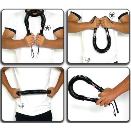 Spring Arm Strength Hand Gripper Arm Power Blaster Fitness Equipment Gym Expander Forearm Power Twist 20kg/30kg/40kg/50kg/60kg