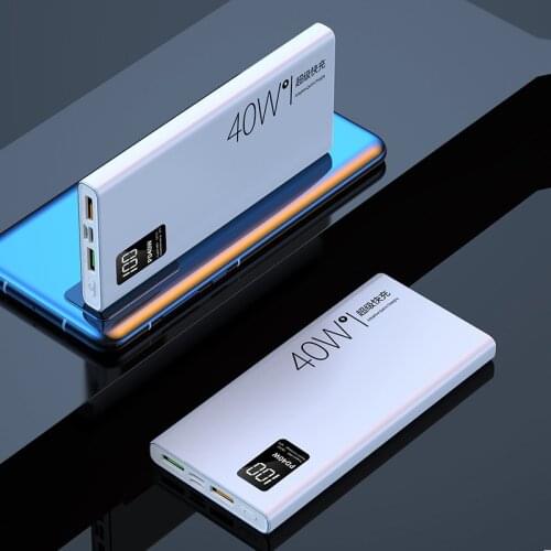 PD 40W Power Bank Fast Charging for Huawei P40 Power Bank 20000mAh Powerbank Portable Exterbal Battery Charger for Xiaomi iPhone