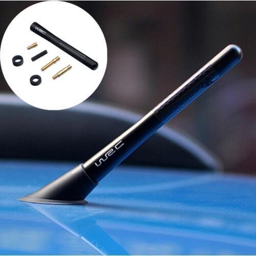 WRC Carbon Fiber Short Radio Antenna for SsangYong Actyon Turismo Rodius Rexton Korando Kyron Musso Sports,Auto Accessories